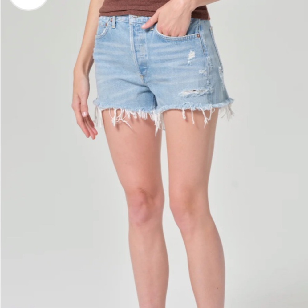AGOLDE Parker vintage cut off denim shorts